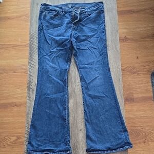 Soho Dark Blue Flare Jeans